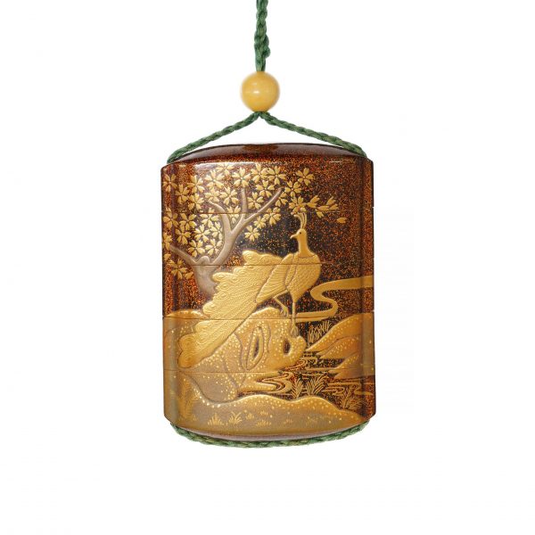 Traditional Japanese case<br>-antique Inro (IR-15) - Image 4