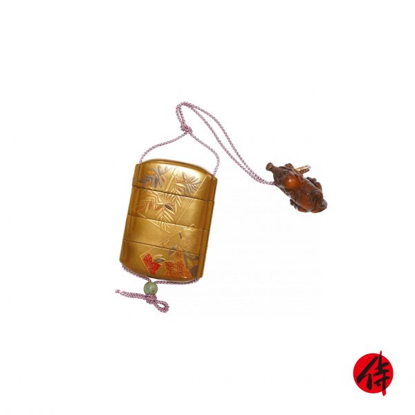 Traditional Japanese case<br>-antique Inro (IR-17)
