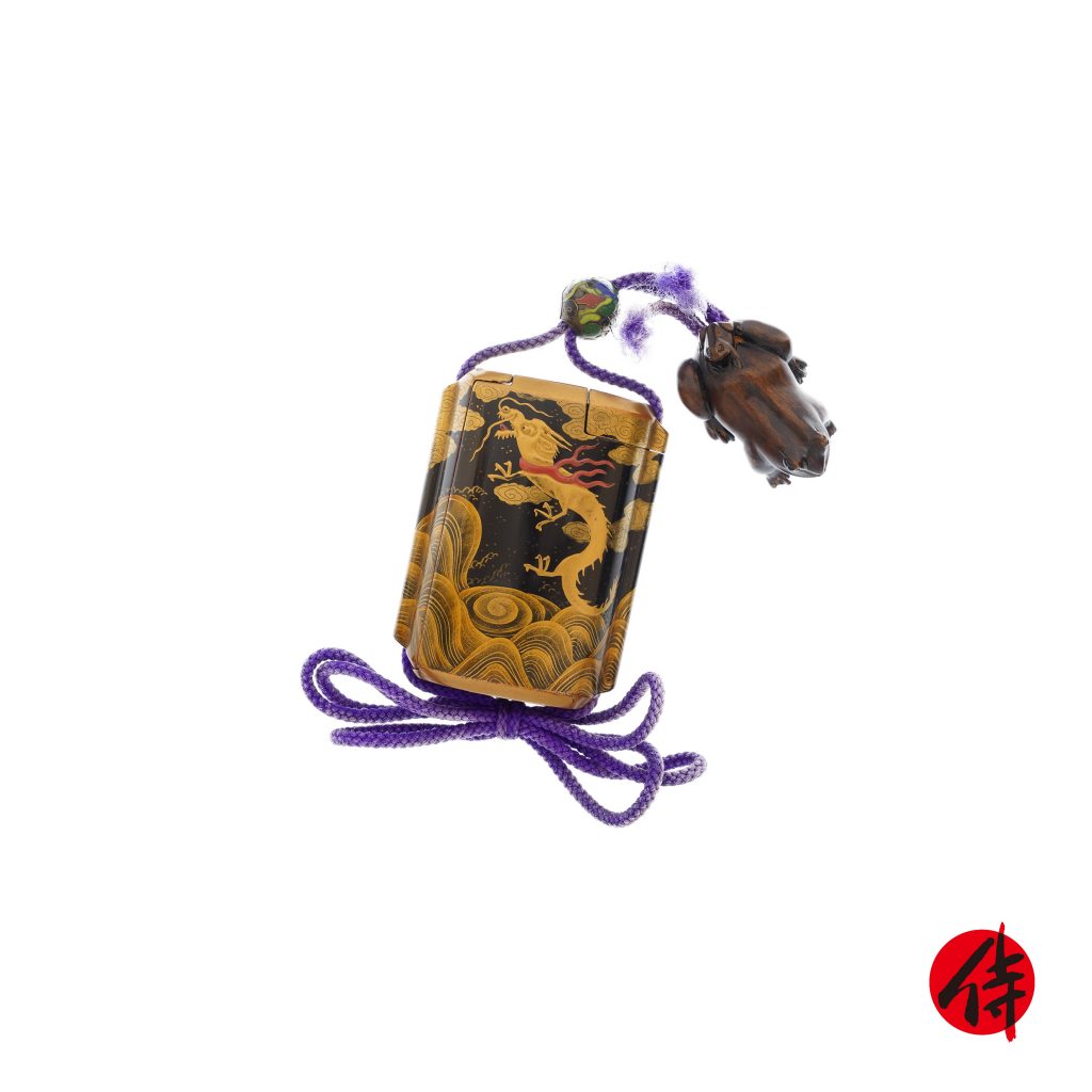 Traditional Japanese caseantique Inro (IR19) Samurai Museum Shop