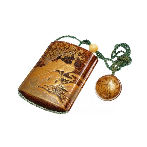 Traditional Japanese case<br>-antique Inro (IR-15) - Image 10