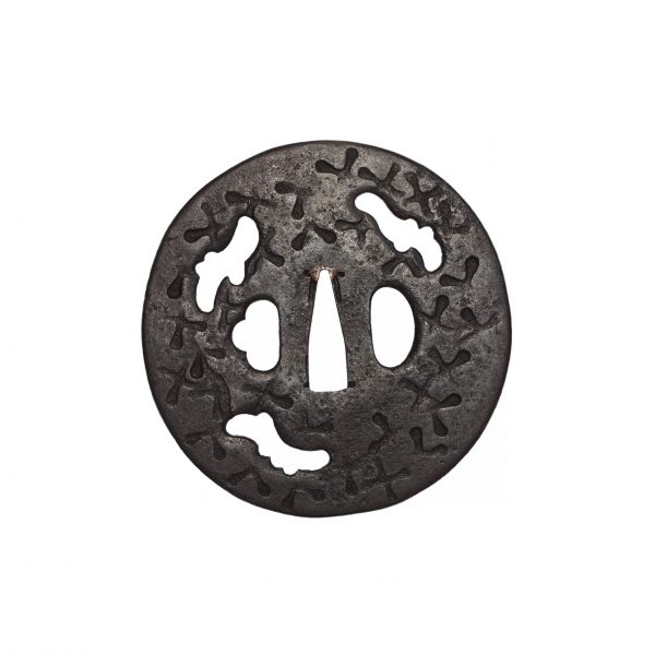Antique Tsuba for Samurai Sword (T-439) - Image 3