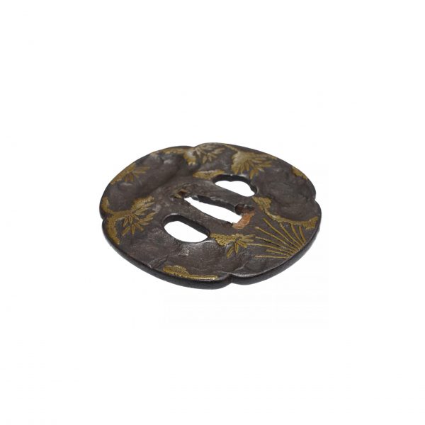 Antique Tsuba for Samurai Sword (T-442) - Image 5