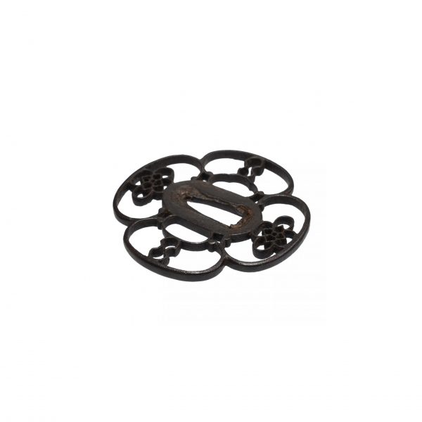 Antique Tsuba for Samurai Sword (T-443) - Image 5