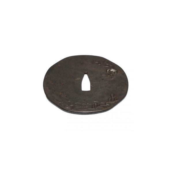 Antique Tsuba for Samurai Sword with NBTHK <strong><span style="color: #ff0000;">Hozon</span></strong> Certificate (T-444) - Image 5