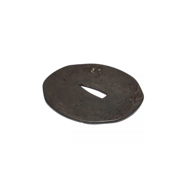 Antique Tsuba for Samurai Sword with NBTHK <strong><span style="color: #ff0000;">Hozon</span></strong> Certificate (T-444) - Image 6