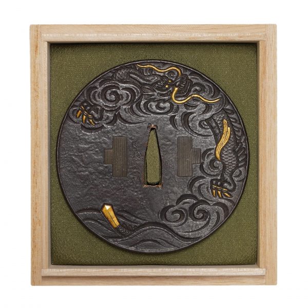 Antique Tsuba for Samurai Sword with NBTHK <strong><span style="color: #ff0000;">Hozon</span></strong> Certificate (T-463) - Image 3