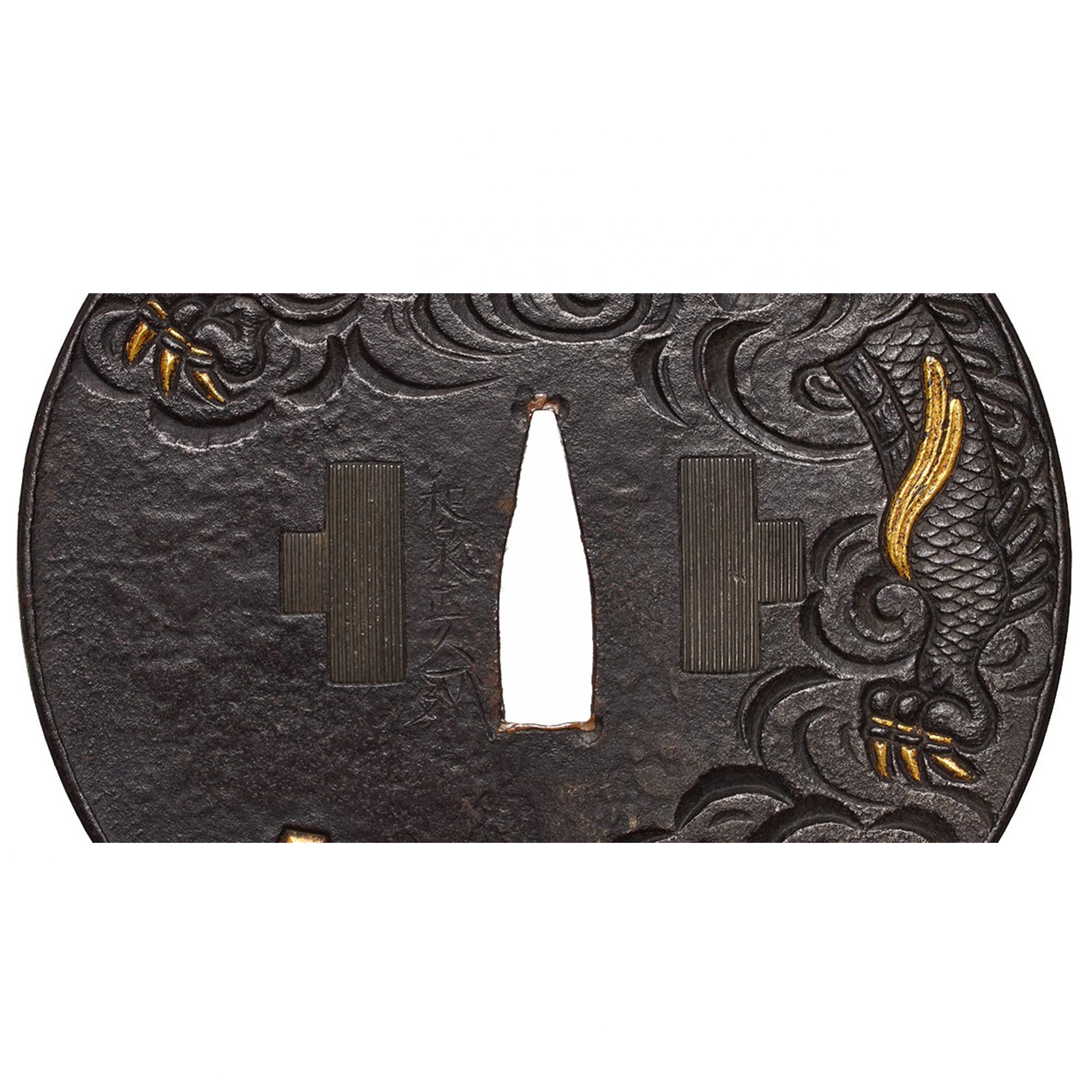 Edo period antique Tsuba for Samurai Sword with NBTHK Hozon