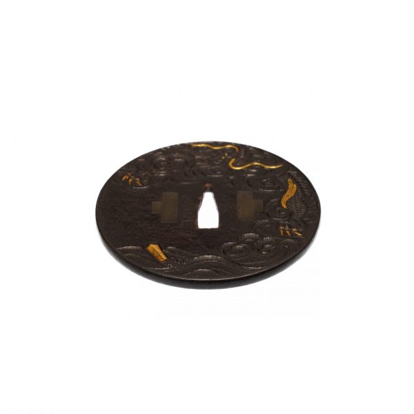 Antique Tsuba for Samurai Sword with NBTHK <strong><span style="color: #ff0000;">Hozon</span></strong> Certificate (T-463) - Image 6