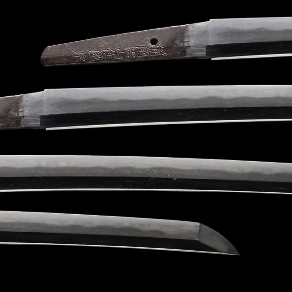Antique Japanese Sword Wakizashi Signed by Kunimune<br> NBTHK Kicho Certificate - Image 2