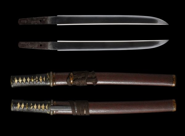 Antique Japanese Sword Wakizashi Signed by Sukenori <br>NBTHK <span style="color: #ff0000;">Hozon</span> Certificate - Image 9