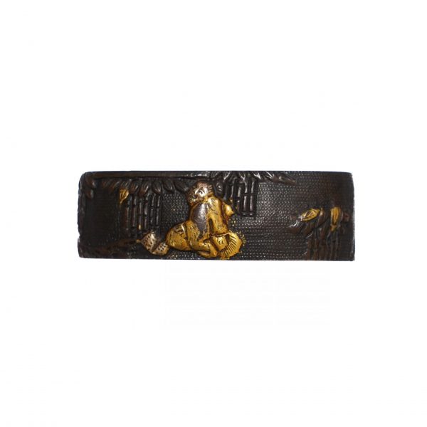 Antique Fuchi Kashira for Samurai Sword (F-26) - Image 4