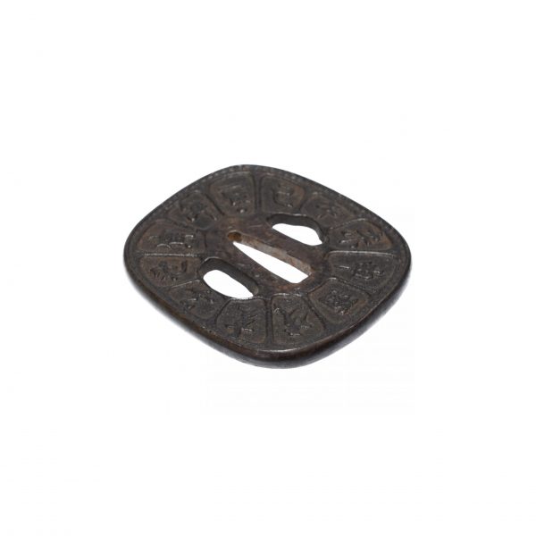Antique Tsuba for Samurai Sword (T-474) - Image 5