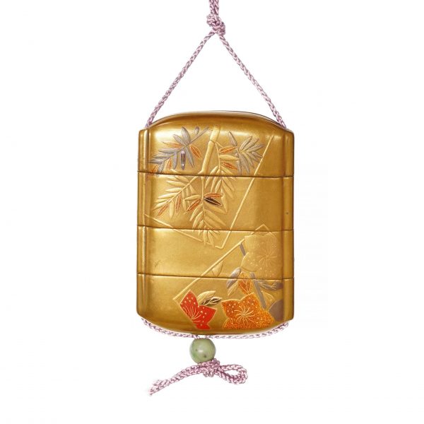 Traditional Japanese case<br>-antique Inro (IR-17) - Image 4