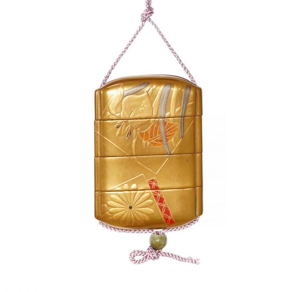 Traditional Japanese case<br>-antique Inro (IR-17) - Image 6