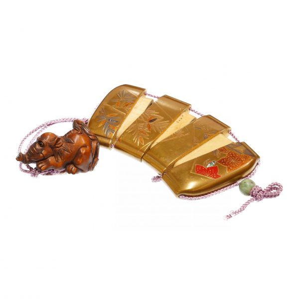 Traditional Japanese case<br>-antique Inro (IR-17) - Image 9
