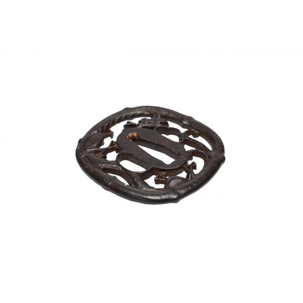 Antique Tsuba for Samurai Sword with NBTHK <strong><span style="color: #ff0000;">Hozon</span></strong> Certificate (T-483) - Image 6