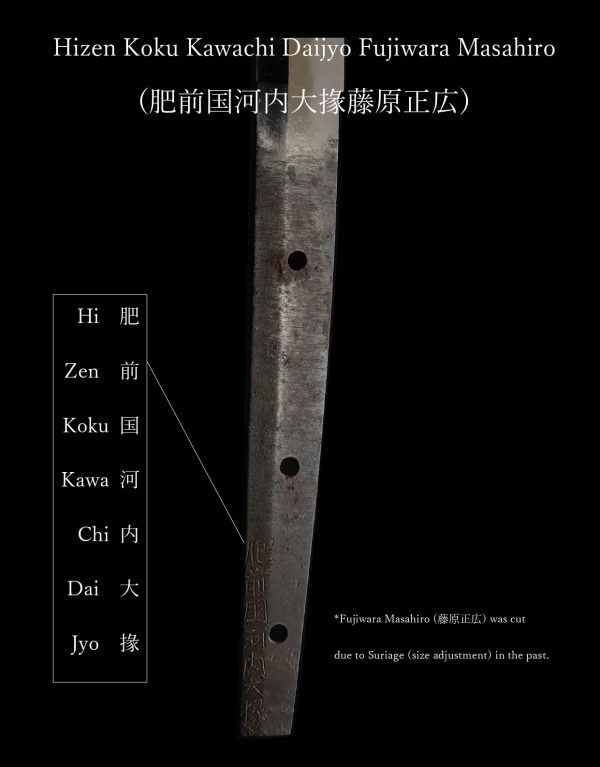 Antique Japanese Sword Katana Signed by Masahiro<br> NBTHK<span style="color: #ff0000;"> Hozon </span>Certificate - Image 18