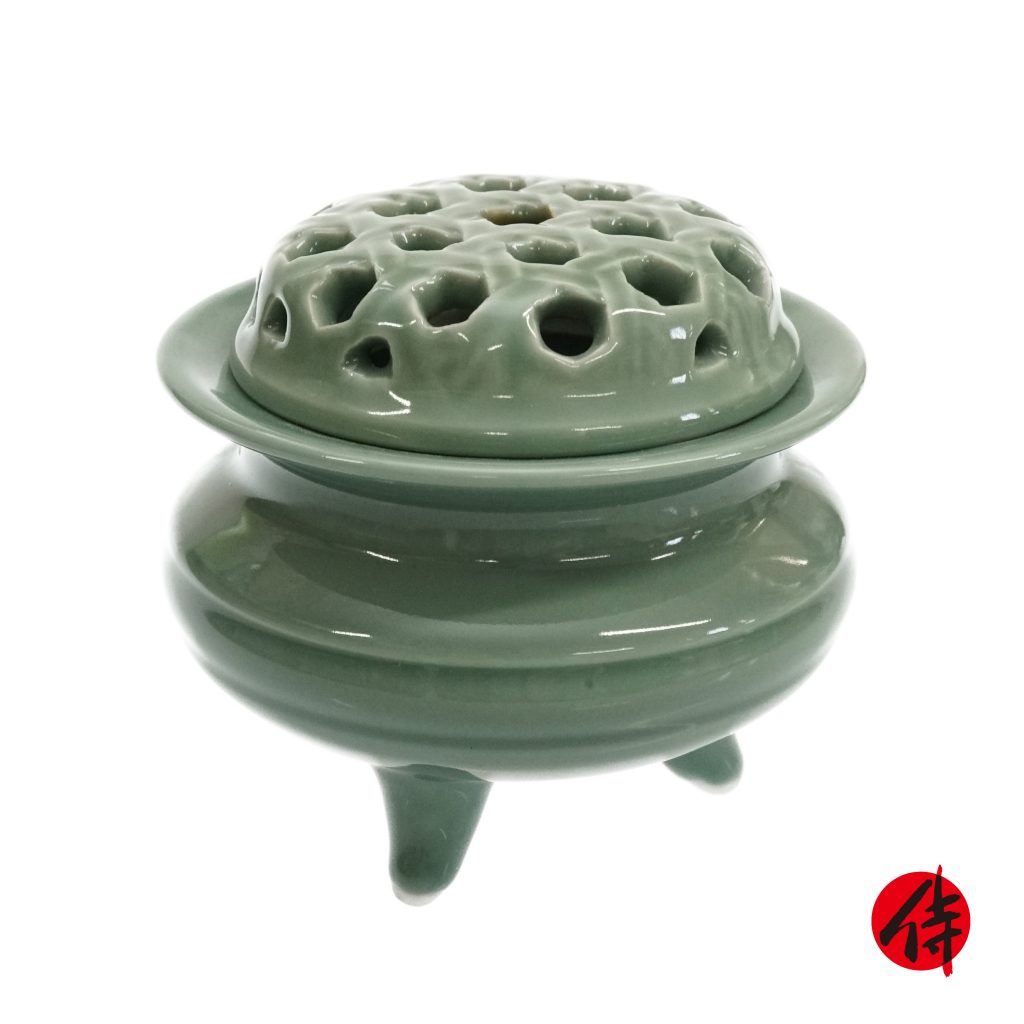 Celadon Incense Burner (IB05) Samurai Museum Shop