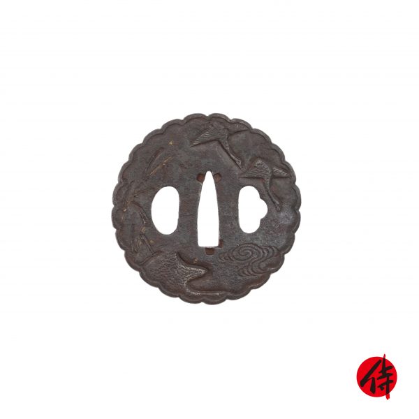 Antique Tsuba for Samurai Sword (T-491)