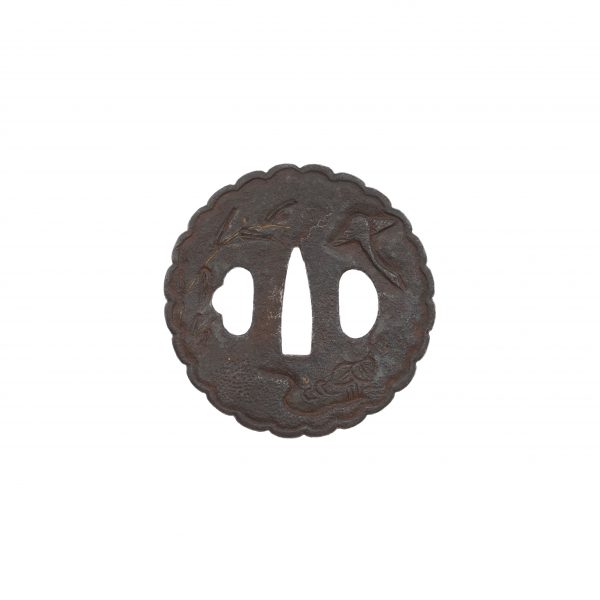 Antique Tsuba for Samurai Sword (T-491) - Image 3