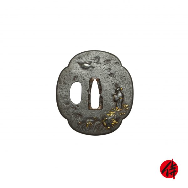 Antique Tsuba for Samurai Sword (T-493)