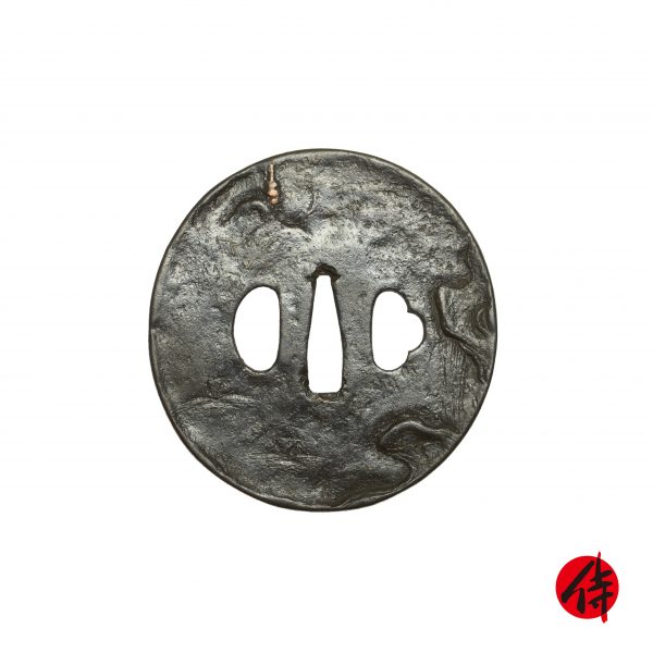 Antique Tsuba for Samurai Sword (T-494)