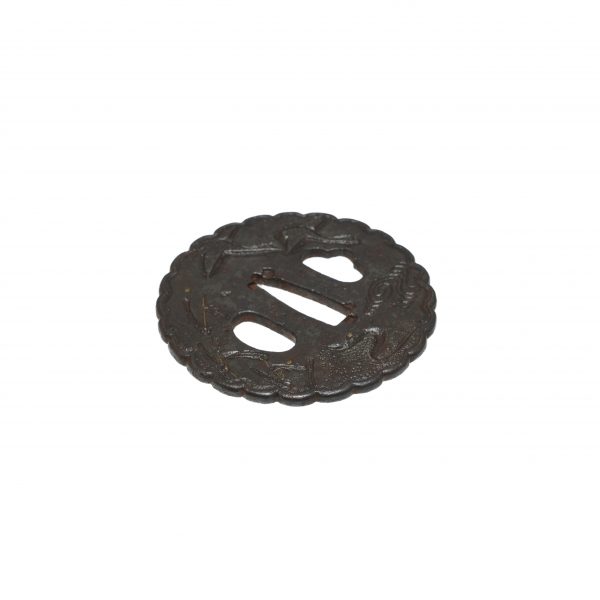 Antique Tsuba for Samurai Sword (T-491) - Image 5