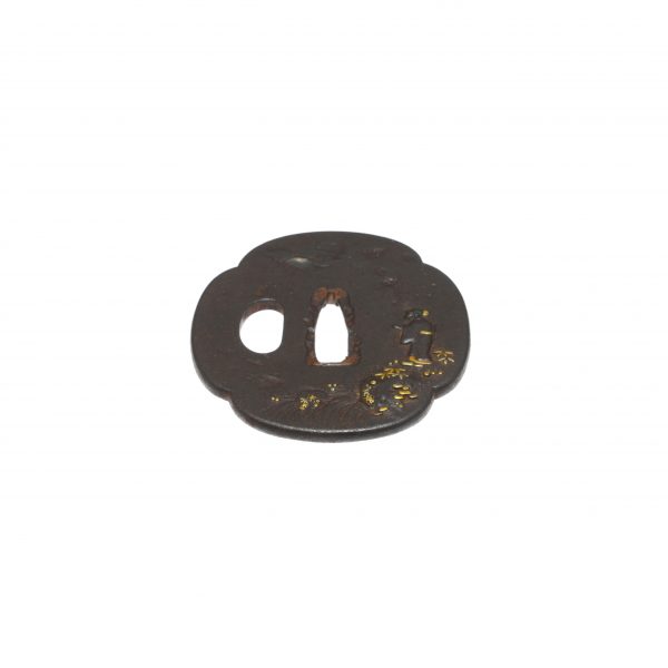 Antique Tsuba for Samurai Sword (T-493) - Image 4