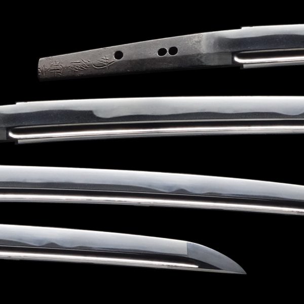 Antique Japanese Sword Wakizashi Signed by Naomichi<br>  NBTHK<span style="color: #ff0000;"> Hozon </span>Certificate - Image 2