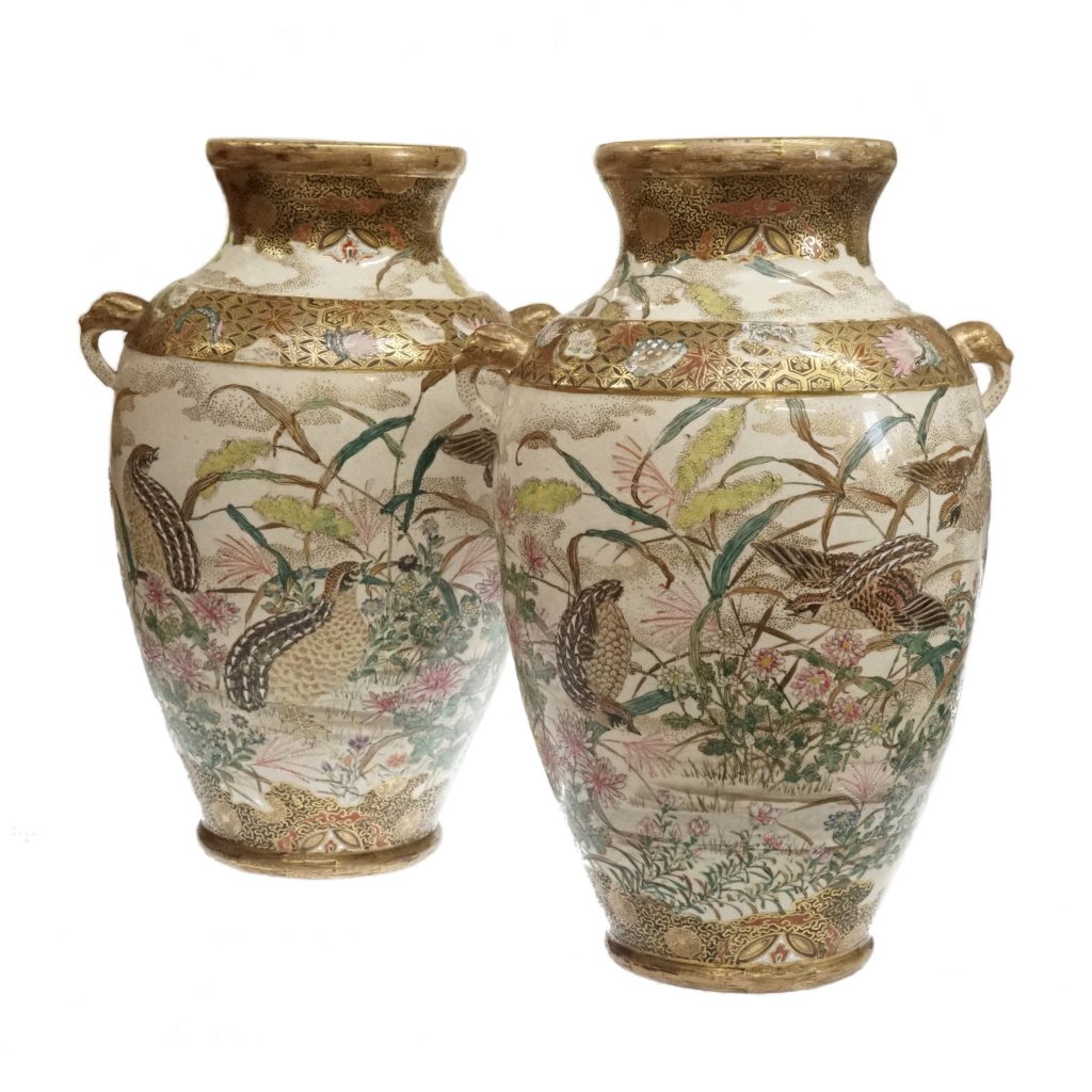 Japanese Pottery Satsuma Ware (Satsuma Yaki02) Samurai Museum Shop