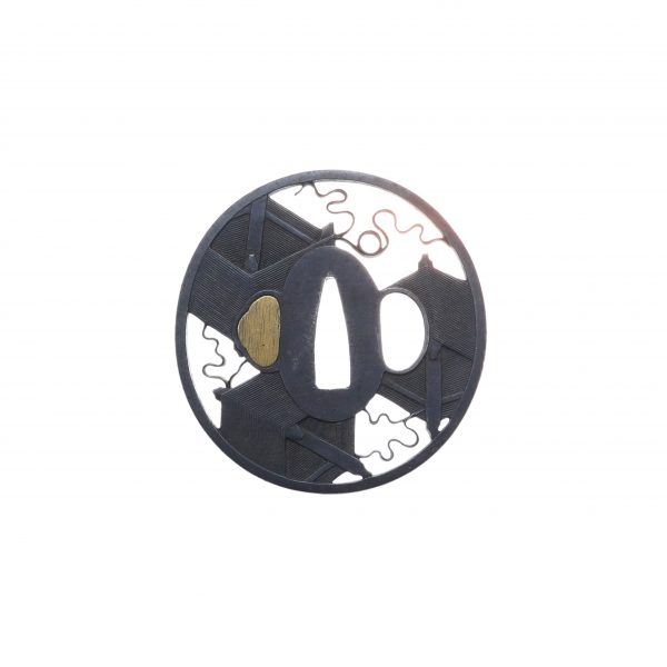 Antique Tsuba for Samurai Sword with NBTHK <strong><span style="color: #ff0000;">Hozon</span></strong> Certificate (T-80) - Image 4