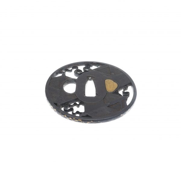 Antique Tsuba for Samurai Sword with NBTHK <strong><span style="color: #ff0000;">Hozon</span></strong> Certificate (T-80) - Image 6