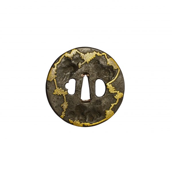 Antique Tsuba for Samurai Sword (T-498) - Image 3