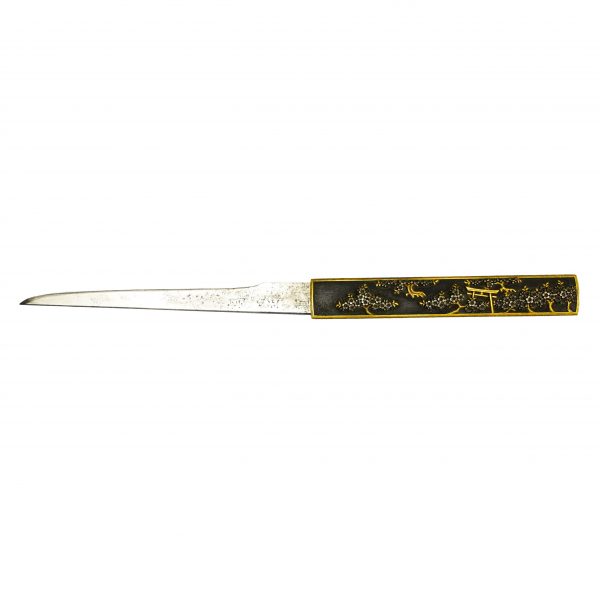 Antique Kozuka<br> for Samurai Sword<br> with NBTHK Tokubetsu Kichou Certificate (K-43) - Image 4