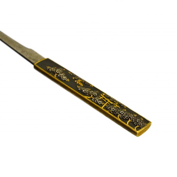 Antique Kozuka<br> for Samurai Sword<br> with NBTHK Tokubetsu Kichou Certificate (K-43) - Image 7