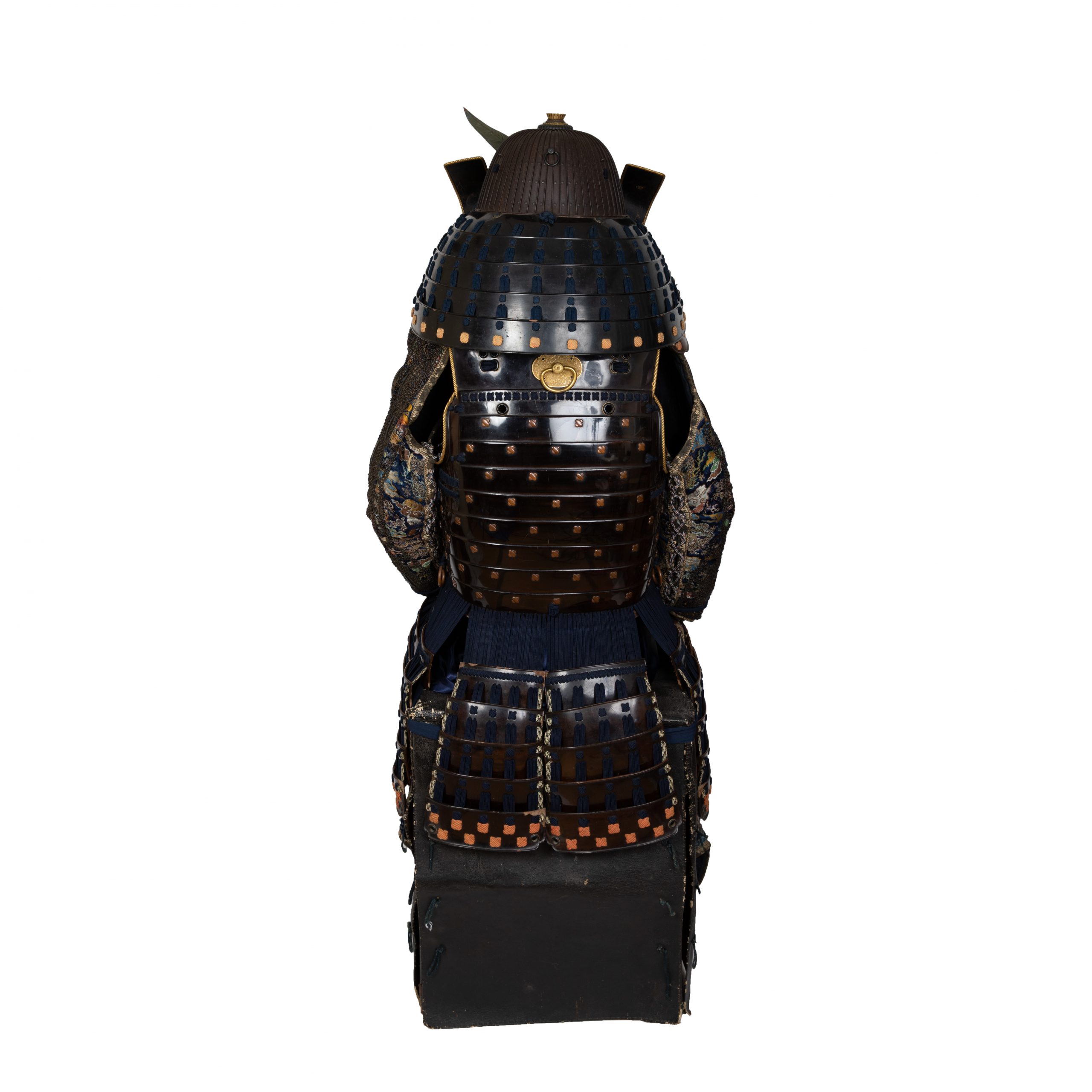 【中古】 ＢＵＬＬＥＴ　ＡＲＭＯＲＳ ０４/小学館/森茶 Antique Edo Period Brown Lacquered Samurai Armor (A-18)