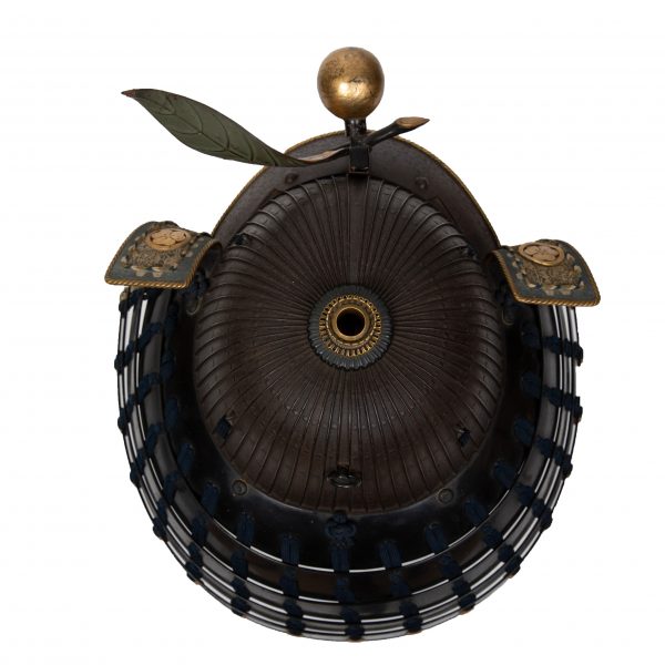 Antique Edo Period Brown Lacquered Samurai Armor (A-18) - Image 10