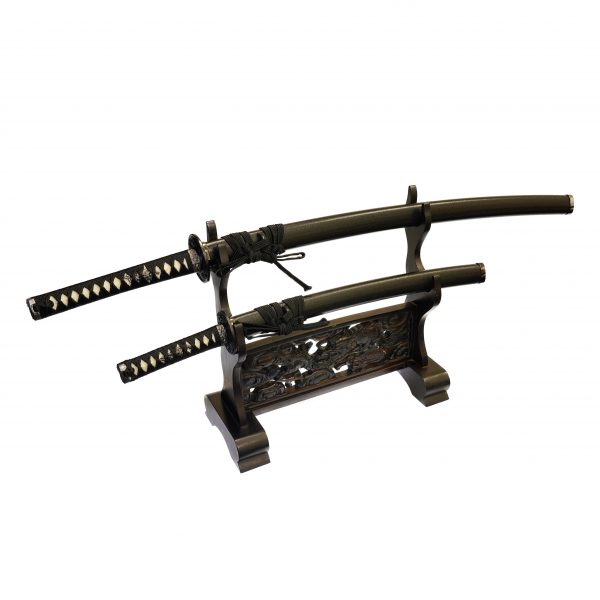 Antique Sword Stand Horizontal (Kakedai-11) - Image 7