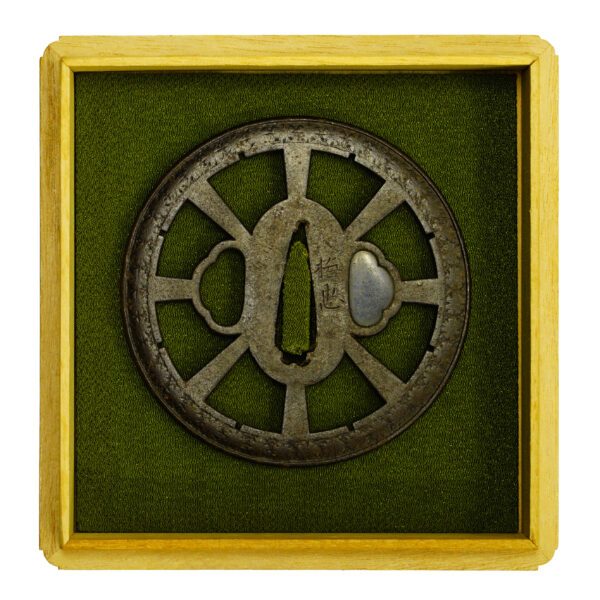 Antique Tsuba for Samurai Sword with NBTHK <strong><span style="color: #ff0000;">Hozon</span></strong> Certificate (T-509) - Image 3
