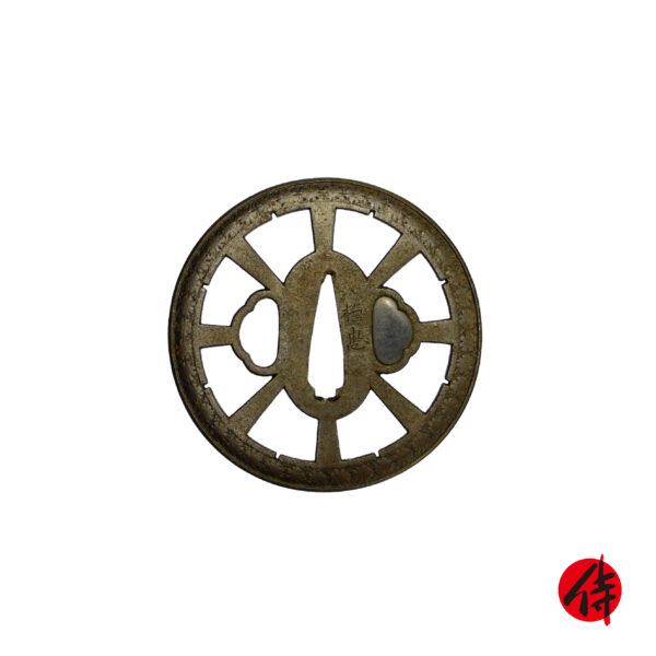 Antique Tsuba for Samurai Sword with NBTHK <strong><span style="color: #ff0000;">Hozon</span></strong> Certificate (T-509)