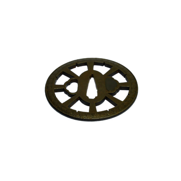 Antique Tsuba for Samurai Sword with NBTHK <strong><span style="color: #ff0000;">Hozon</span></strong> Certificate (T-509) - Image 6