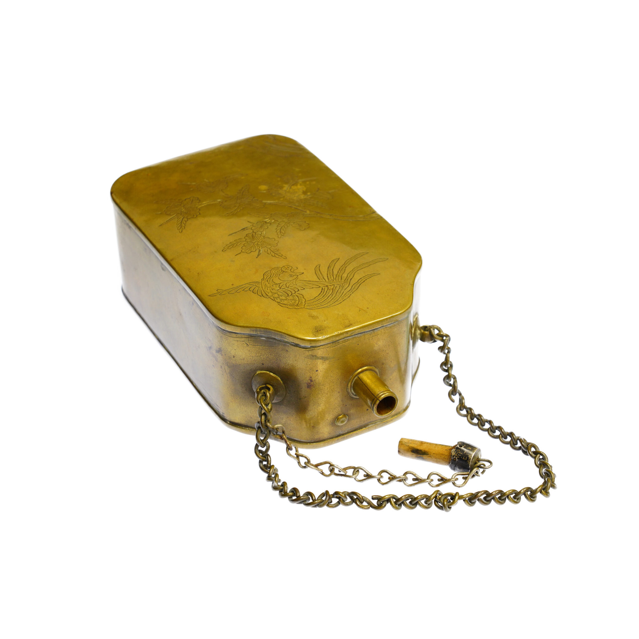 Antique Japanese Powder Flask (Kayakuire06) Samurai Museum Shop