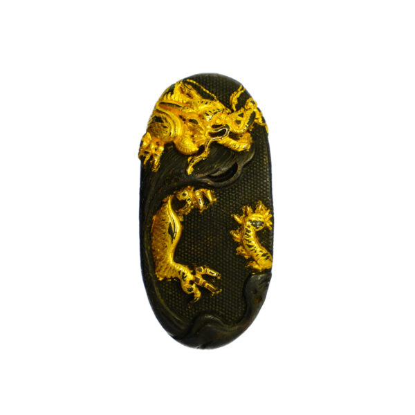 Antique Fuchi Kashira for Samurai Sword (F-29) - Image 2