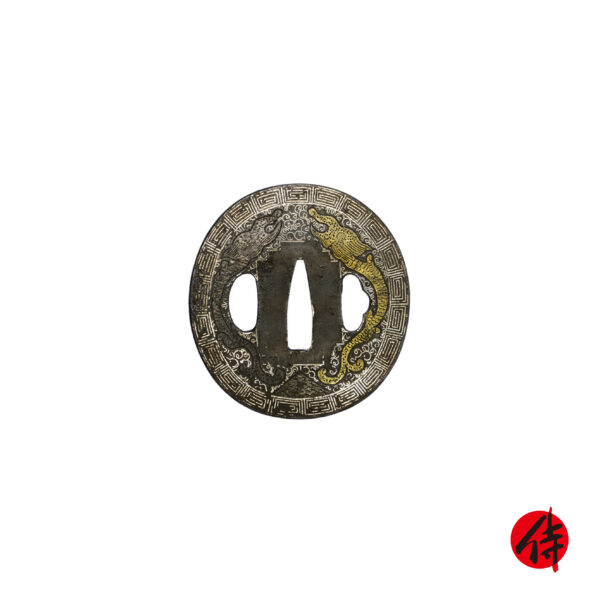 Antique Tsuba for Samurai Sword (T-519)
