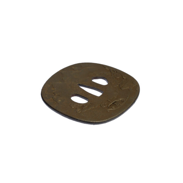 Antique Tsuba for Samurai Sword with NBTHK <strong><span style="color: #ff0000;">Hozon</span></strong> Certificate (T-517) - Image 7