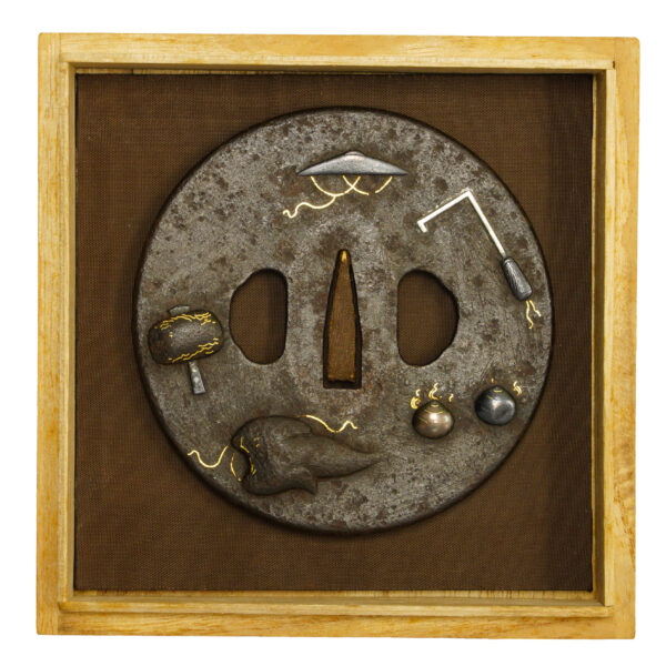 Antique Tsuba for Samurai Sword (T-543) - Image 2