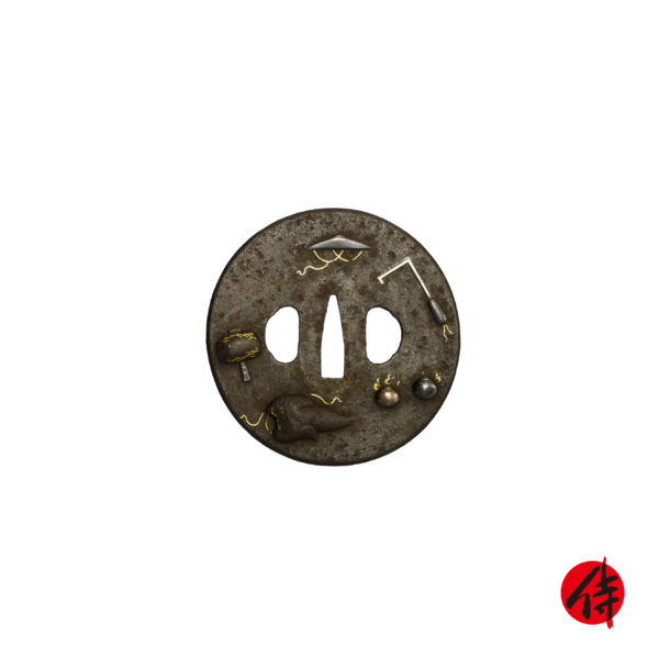Antique Tsuba for Samurai Sword (T-543)