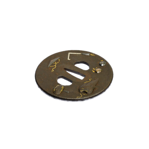 Antique Tsuba for Samurai Sword (T-543) - Image 5