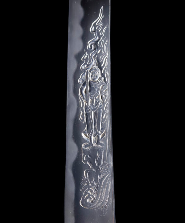 Antique Japanese Sword Wakizashi Signed by Kanetsune <br> NBTHK <span style="color: #ff0000;">Hozon</span> Certificate - Image 2