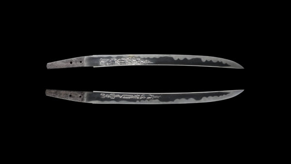 Antique Japanese Sword Wakizashi Signed by Kanetsune <br> NBTHK <span style="color: #ff0000;">Hozon</span> Certificate - Image 11